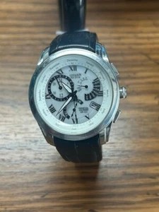 Mens CITIZEN ECO-DRIVE BL8000-54A CALIBER 8700 Stainless Steel Chronograph - Picture 1 of 3