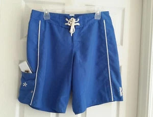 Mujer Azul/Blanco Havah Boardshorts Playa/Surf Traje de Baño 1 Bolsillo Talla Med.(EUC) - Imagen 1 de 8