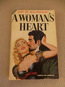 Vintage Paperback A Woman's Heart by Guy de Maupassant 1948 AVON 175 VG - Picture 1 of 3