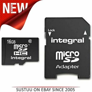 Integral 16GB Secure Digital (SD) Card 20MB/s Speed SDHC Class 10 INMSDH16G10 - Picture 1 of 2