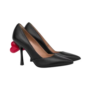 MOSCHINO Sweet Heart Embellished Pumps - Size 39 - New with box, unworn - FW2024 - Picture 1 of 15