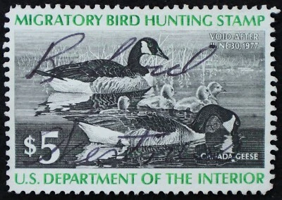 U.S. Used Stamp Scott #RW43 $5 Federal Duck Hunting. Very Fine. Choice! - Image 1 of 2