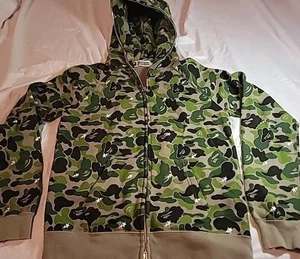 A Bathing Ape Vintage Y2K Gold Label ABC Camo Hoodie  Bape Bapesta Size S RARE! - Picture 1 of 11