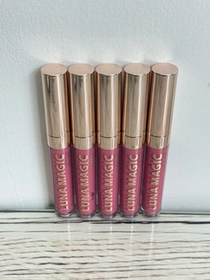 Luna Magic Nude Liquid Lip Gloss Color Lover Lot Of 5 0.11o Fl Oz - Image 1 of 4