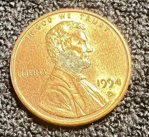 1994-D Lincoln Penny DDO/DDR/Die Chip/ close AM/KM#201a - Picture 1 of 18