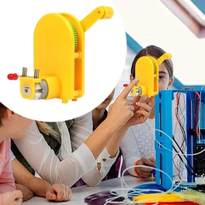 Hand Crank Electric Generator Kit Easy Assembly Teaching Aid Kids - Picture 1 of 5