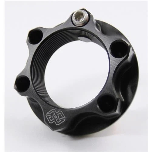GILLES ACMA TOP YOKE NUT LOCKNUT BLACK SUZUKI GSXR 750 GSX-R GSX R 2006-2007 - Image 1 of 1