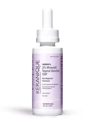 Hair Regrowth Treatment Dropper – 2% Minoxidil, 2 Fl Oz 30 Day Supply – Regro... - Image 1 of 4