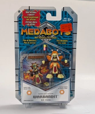 2001 Hasbro Medabots Warbandit Action Figure Robot Carded - Image 1 of 2