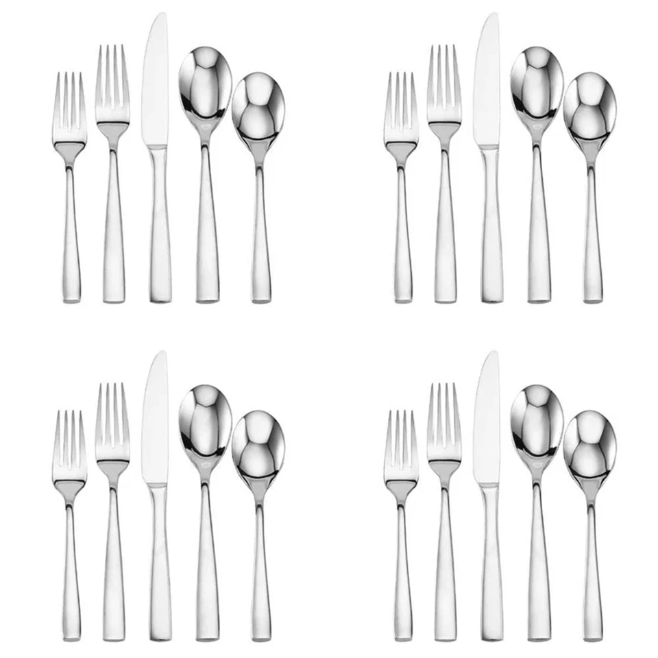 Mikasa Delano 20-piece Stainless Steel Flatware Set Service for 4