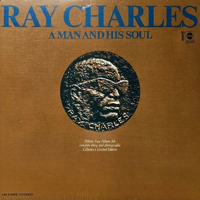 RAY CHARLES A MAN AND HIS SOUL 2xLP  1st PRESS ABCS-590X VINYL  LP RECORD SEALED - Image 1 of 2