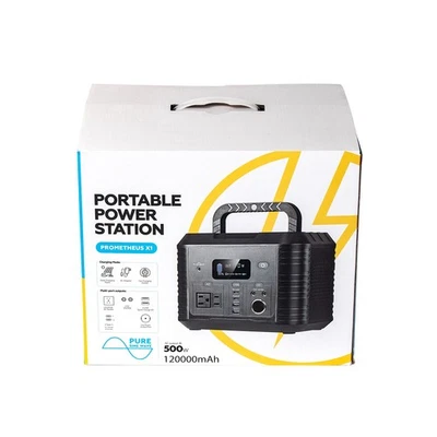 SM500 500W/444Wh Portable Power Station Solar Generator Outdoor Camping Power Sup⁣ply