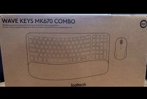 Logitech Wave Keys MK670 Combo, Wireless Ergonomic Keyboard with Signature M550 - Picture 1 of 3