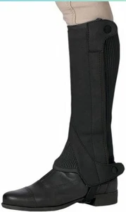 Ovation Damen Elite Amara Ribb Half Chap, schwarz, Medium - Bild 1 von 6