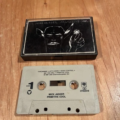 Mick Jagger - Primitive Cool CASSETTE TAPE 1st US issue rolling stones jeff beck Foto 1 de 4