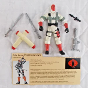 Storm Shadow (v7) 2002 Hasbro G.I. Joe, Ninja Leader, With File Card - Bild 1 von 2