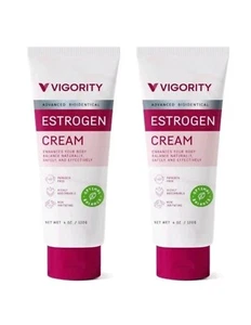 2 VIGORITY ADVANCED BIOIDENTICAL ESTROGEN CREAMS FOR WOMEN 4 Oz EACH SEALED - Picture 1 of 6