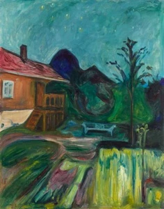 Edvard Munch Summer Night #2 Canvas Print 16 x 20 - Picture 1 of 4
