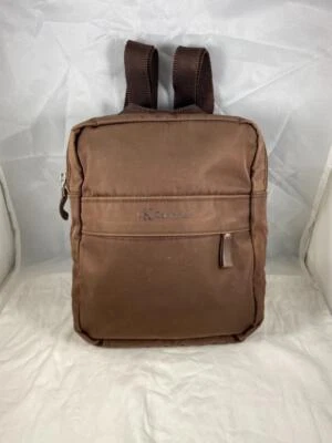 CALVIN KLEIN $158 Women's Brown Nylon Zipper Small Mini Backpack - Image 1 of 4
