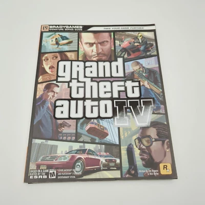 GTA 4 Grand Theft Auto IV Signature Series Brady Games Strategy Guide *No Map* - Image 1 of 4