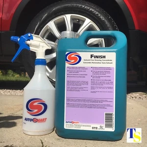 Autosmart Finish 5L 5 litri +COME BOTTIGLIA (vestitura cruscotto pneumatici auto e assetto COMMERCIO) - Foto 1 di 2