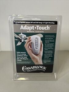 NEW Casablanca W52 Adapt Touch 3-Speed Ceiling Fan Light Dimming Remote Control