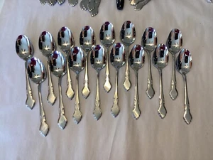 16er Set Oneida Northland Musette Edelstahl Platz Oval Suppenlöffel 6 7/8" - Bild 1 von 18
