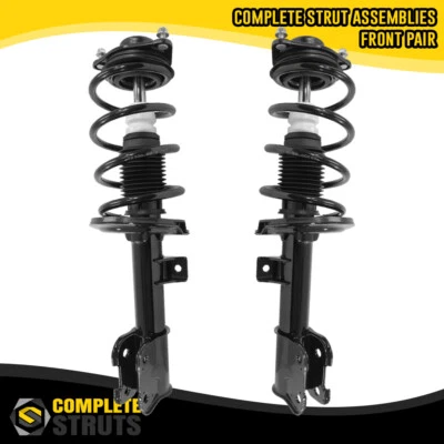 Front Pair Complete Struts & Coil Springs for 2013-2014 Hyundai Santa Fe Foto 1 de 4