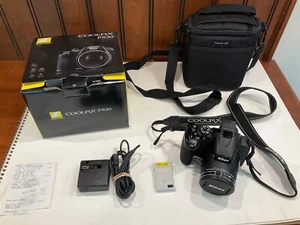 Nikon COOLPIX P530 16.1MP Digital Camera - Black in Box, with case - Picture 1 of 10