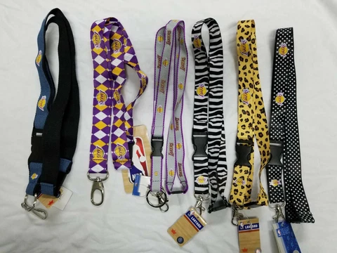 NBA Los Angeles Lakers Lanyards/Keychain Official Licensed Product Cover