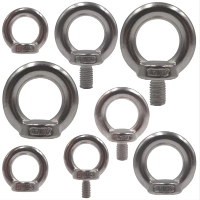 Ring Schraube Mutter Öse Schrauben Edelstahl A2 rostfrei M6 M8 M10 M12 DIN 580 - Bild 1 von 4