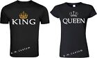 King and Queen Couple matching funny cute T-Shirts S-4XL