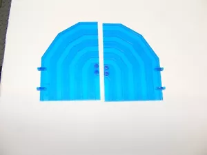 Lego legos Blue tinted doors Blue lot 3B - Picture 1 of 1