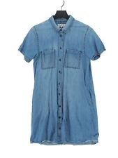 Madewell Women's Midi Dress M Blue 100% Other Shirt Dress