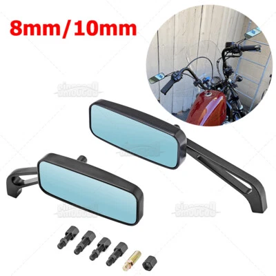 Espejos retrovisores aptos para Harley Dyna Sportster XL 883 1200 Softail FLSTC FLHCS Foto 1 de 4