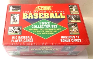 Set completo carte baseball score 1992 vintage sigillate originali come da ritrovamento e NOS! - Foto 1 di 7
