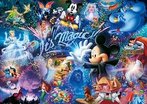 Tenyo Jigsaw Puzzle DW-1000-414 Disney Mickey Its Magic ! From Japan - Picture 1 of 1