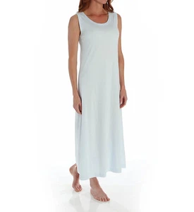 P-Jamas 365660 Ankle Length Sleeveless Butterknits Nightgown - Picture 1 of 4