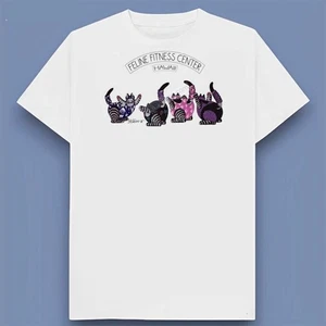 B Kliban Cat Feline Fitness Center Hawaii T-Shirt Size S-4XL - Picture 1 of 5
