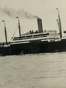 RPPC USS Grant Or USS Lincoln Originally A German Steamship Built 1907 - Picture 1 of 3