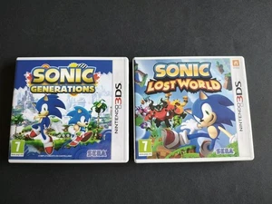 VIDEOJUEGO SONIC GENERATIONS + SONIC LOST WORLD NINTENDO 3DS PAL ESP LEER DESCRI - Imagen 1 de 4