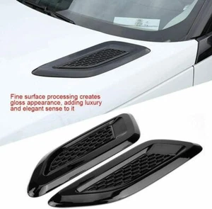2Pcs Front Air Hood Vent Paste Trims Cover Fit for Range Rover Evoque 2011-2018 - Picture 1 of 7