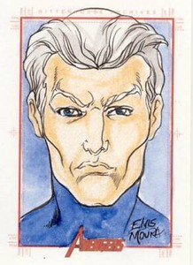 2012 Marvel Greatest Heroes Avengers sketch card Moura Quicksilver