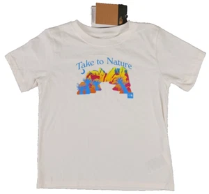 The North Face Girl's Ivory Take To Nature Graphic Tee Size LARGE (12) - Picture 1 of 1