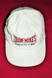 VINTAGE 1997 LAS VEGAS' IRON MIKE'S "DROP IN FOR A BITE" BOXING HAT / CAP - Picture 1 of 5