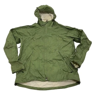 Vintage Mens Eastern Mountain Sports Rain Coat Medium Soft Shell Full Zip Jacket - Picture 1 of 8