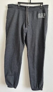 GAP Kids Classic Logo Unisex Joggers Sweatpants Grey SZ M - Picture 1 of 10