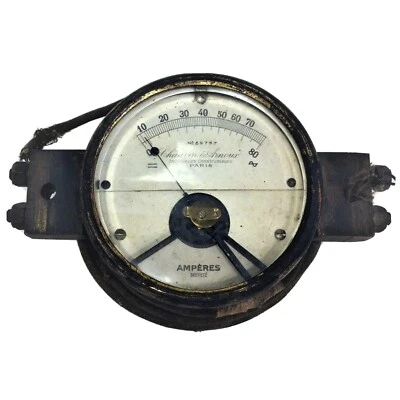 ANCIEN AMPEREMETRE  CHAUVIN & ARNOUX     DESIGN INDUSTRIEL LOFT ATELIER  - Photo 1/4