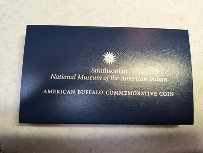 2001 Proof Silver Smithsonian AMERICAN BUFFALO COMMEMORATIVE COIN w/COA  - Image 1 of 4