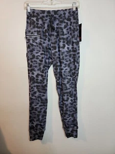 Rrosseyz Womens Lightweight Jogger Pants W/Pockets Dark Leopard Print Size XS - Picture 1 of 11